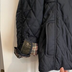 L.L. Bean Women's Quilted Jacket - Dark Navy Blue and Olive Green